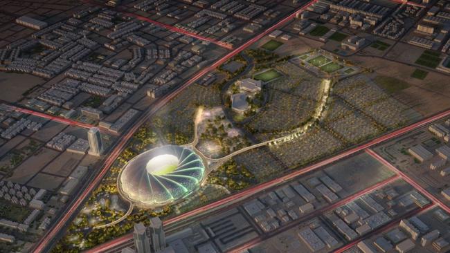 Aramco Stadium.