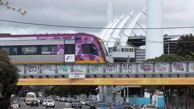 Cricket fans taking the train to Melbourne have been told to prepare for extended travel times on Boxing Day. Picture: Glenn Ferguson