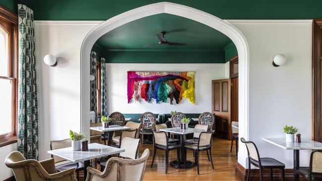 Dining area at the Byng Street Boutique Hotel in Orange, NSW.