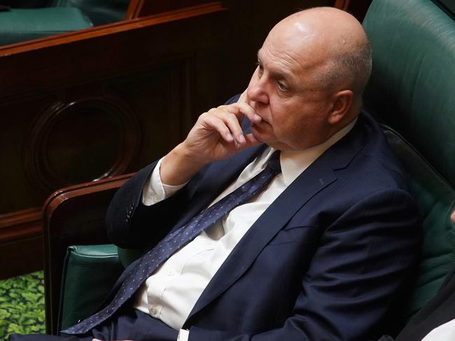 Victorian Treasurer Tim Pallas has overseen the state’s finances for a decade, giving it the title of the biggest debt of any state in the commonwealth. Picture: NCA NewsWire / Luis Enrique Ascui