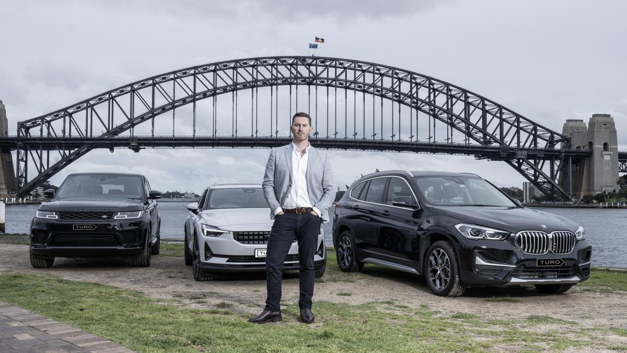 US carshare giant Turo launches in Australia on Wednesday. Pictured is manager director Tim Rossanis. Picture: Supplied