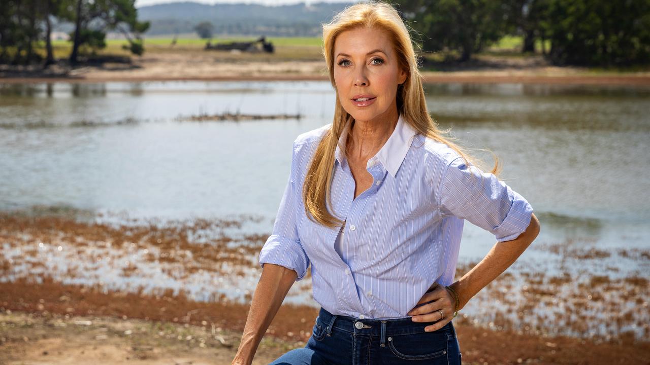 Catriona Rowntree is speaking out to protect her property and the Little River and You Yangs area from lithium solar panels. Picture: Mark Stewart