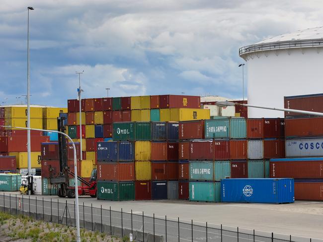 Port Botany Docks. Picture: NCA NewsWire / Gaye Gerard