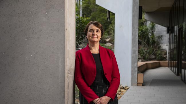 Griffith University vice-chancellor Carolyn Evans. Pic: Mark Cranitch.