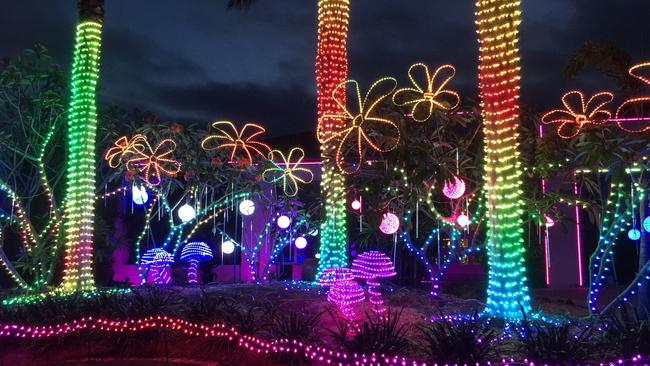 The Christmas lights display at 26 Forest-Oak Drive, Upper Coomera. Photo: Tanya Westthorp