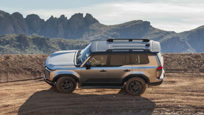 2024 Lexus GX off roading.