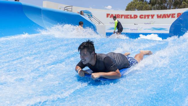 Racing slides and a wave pool are on the cards for a popular water park in Sydney’s southwest. Pic: AAP/Image Matthew Vasilescu