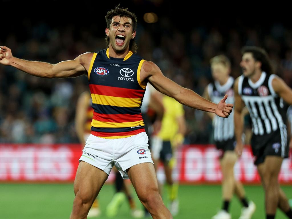 A Showdown win could lock in finals for the Crows. Picture: James Elsby/AFL Photos via Getty Images