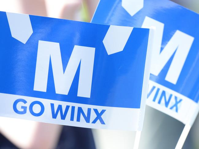 A huge crowd is expected to greet Winx in her first run in Melbourne this spring. Picture: AAP