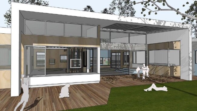 An artist's impressions of the Wattle Grove Preschool and Integrated Services Precinct. Picture: Liverpool Council