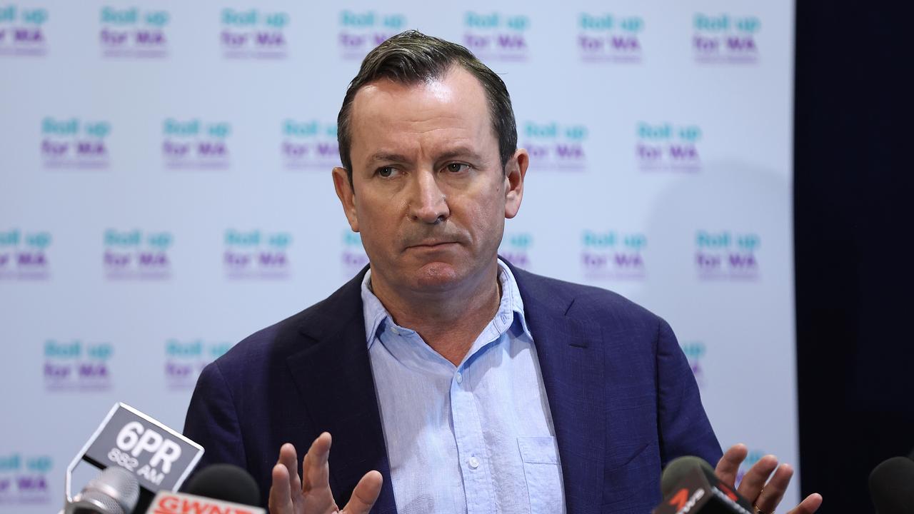 West Australian Premier Mark McGowan has been blasted over the state’s Covid road map. Picture: Getty Images