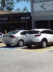 The areas are designed for drivers with wheelchairs or mobility devices to move in-and-out of their vehicles. Picture: Facebook@Australian Disability Parking Wall of Shame