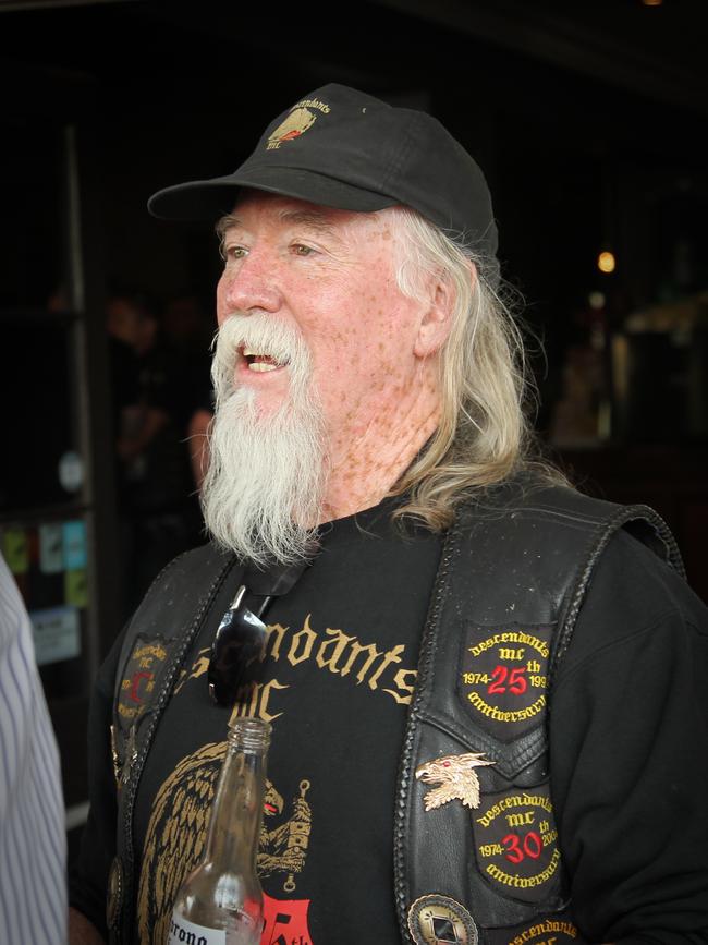Descendants bikie founder Tom Mackie.
