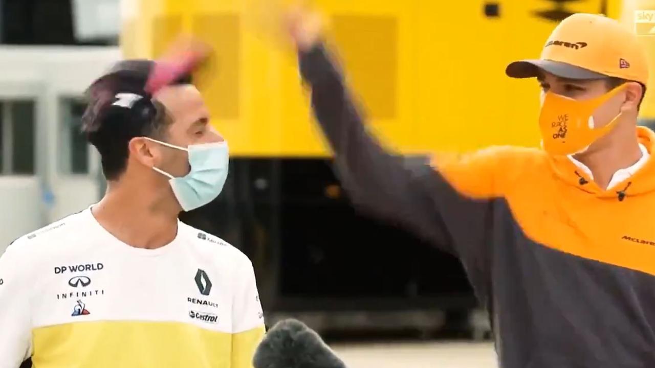 The bromance between Daniel Ricciardo and Lando Norris continues to flourish.