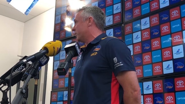 Crows say Crouch should be available to play against Brisbane