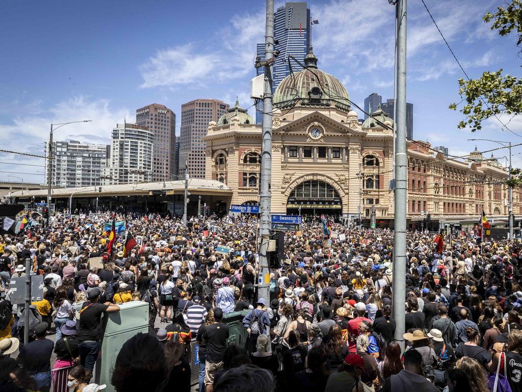 Melbourne is the protest capital of Australia. Picture: Jake Nowakowski