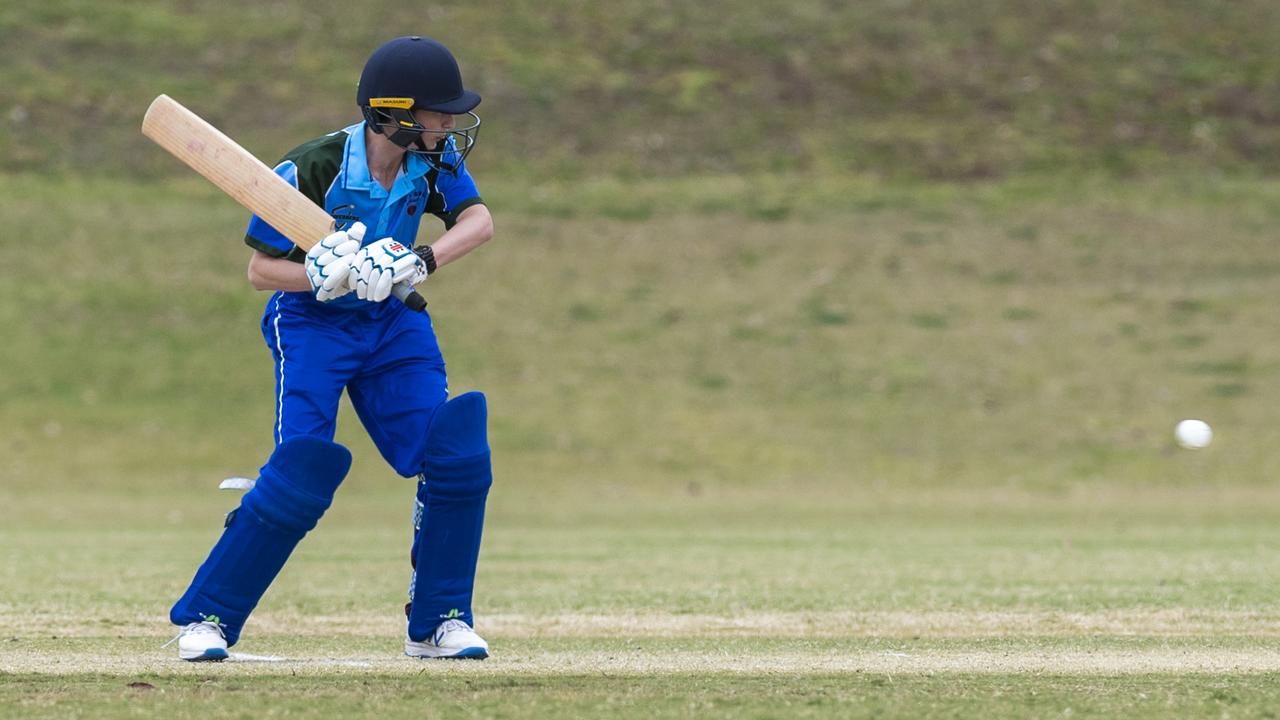 Matthew Butters bats for Darling Downs and South West Queensland against Gold Coast in Queensland Premier Cricket Lords Taverners Competition round three at Highfields Sport Park, Sunday, September 20, 2020. Picture: Kevin Farmer