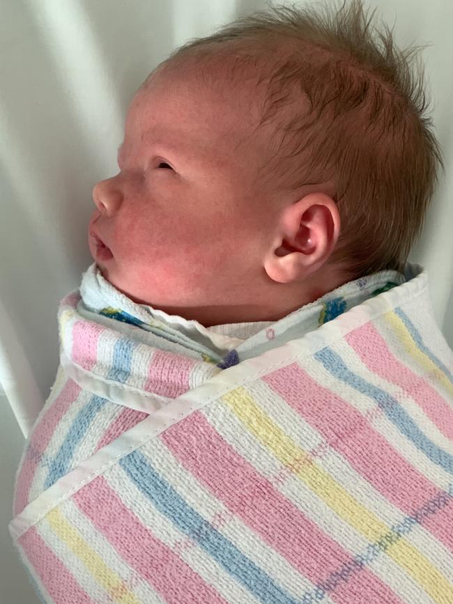 She’s here! Marigold Jean Fordham. Picture: Twitter/@SydneyLive2GB