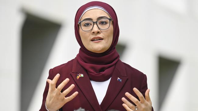 Senator Fatima Payman at Parliament House in Canberra. Picture: NewsWire / Martin Ollman