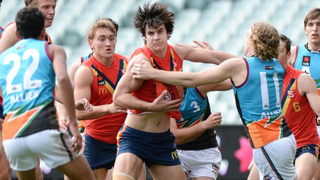 Darcy Fogarty in action for South Australia. Picture: Roger Wyman.