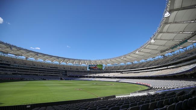 The Herald Sun Footy Podcast discussed the possibility of a Perth Stadium Grand Final. Picture: AAP Image/Gary Day