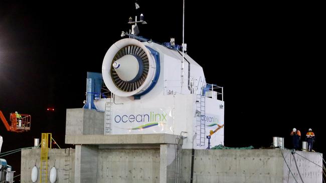 The Oceanlinx generator, before it met its watery end.