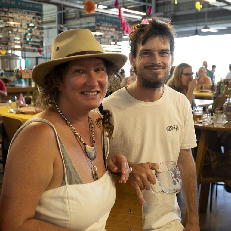 Cerise Gollogly and Walter Parkes at Tiny Mountain's third birthday. Picture: Supplied