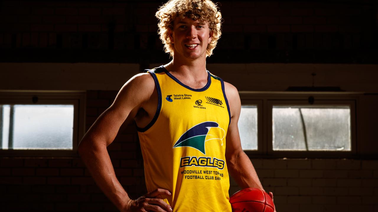 Woodville-West Torrens footballer Patrick Weckert at Woodville Oval on January 31, 2023. Picture Matt Turner.