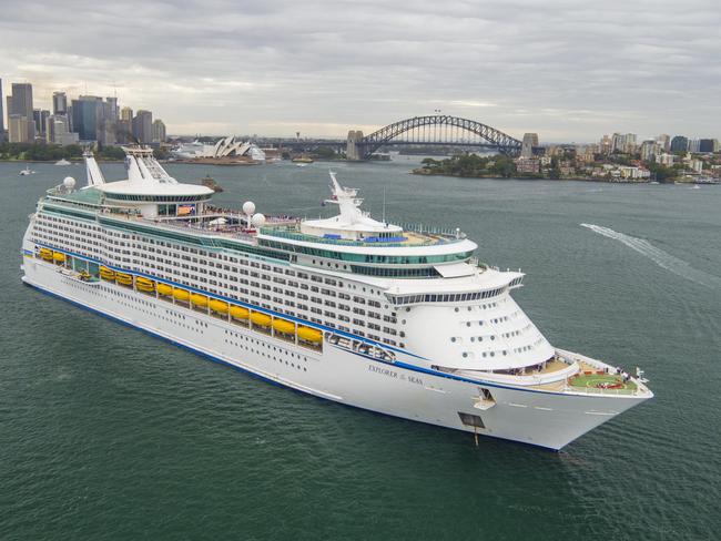 ESCAPE - Travel - RCI cruise ship Explorer of the Seas in Sydney Harbour. Picture: supplied.