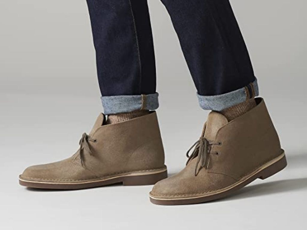 This Clarks boot can easily be dressed up or down.