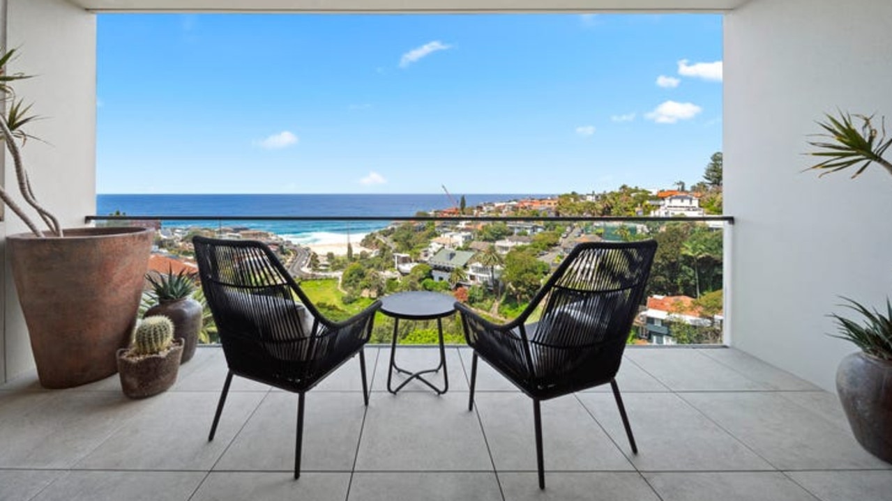 The “generous” terrace at 32/20 Illawong Ave, Tamarama has stunning ocean views.