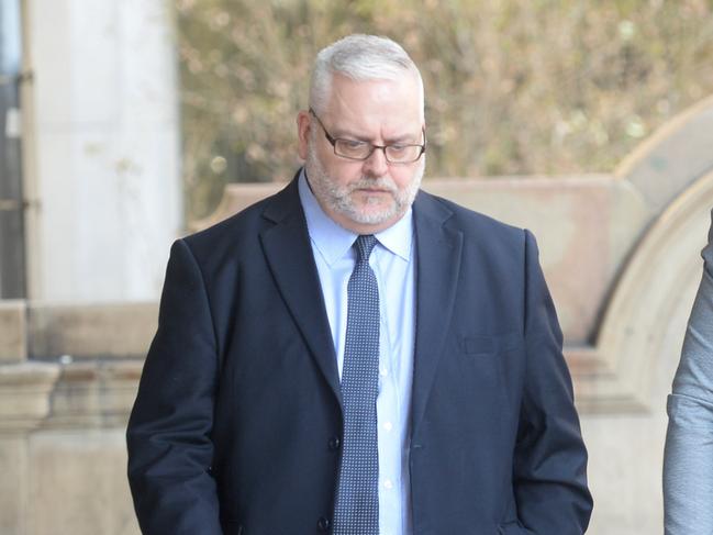 Stuart Robert Van Dyken (Left) at Downing Centre Court. Picture: Jeremy Piper