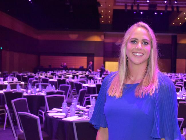 World record holder for open water swimming Chloe McCardel and keynote speaker at 2022 International Women's Day business lunch in Mackay. Picture: Madeleine Graham