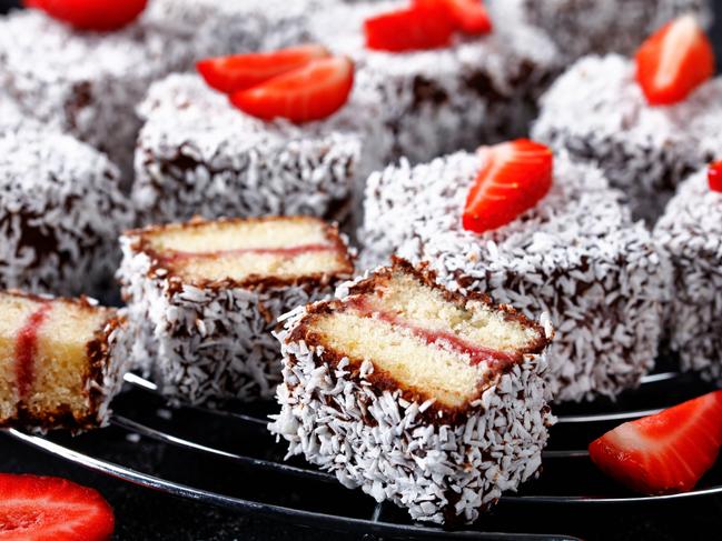 You can fill your lamingtons with jam and/or cream!