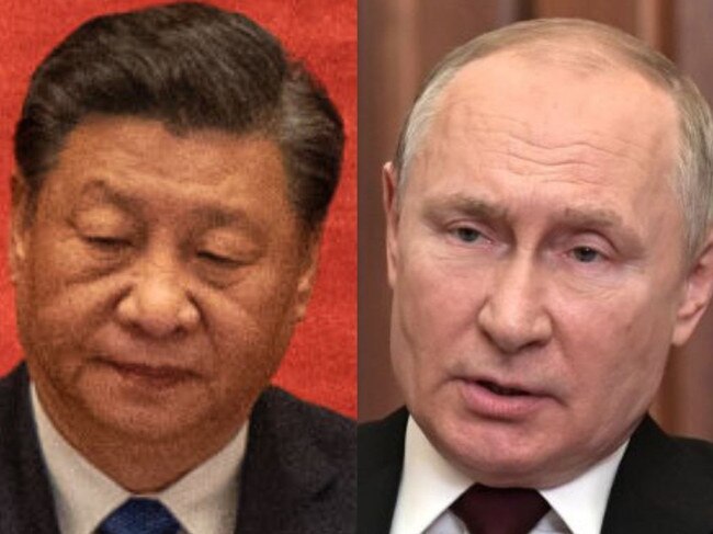 Even if the Chinese government doesn't approve of Russia's actions, it is difficult for them to put any sort of pressure on Russia. They are afraid Russia will collapse