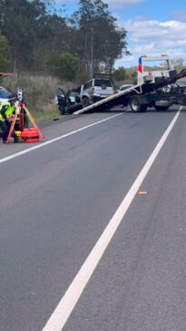 70yo man dead after Bruce Highway smash