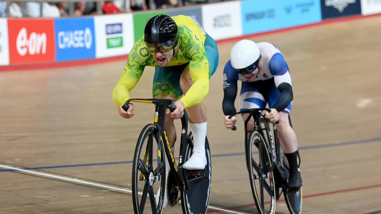 Matthew Glaetzer thought he’d won another medal. Photo by Justin Setterfield/Getty Images.