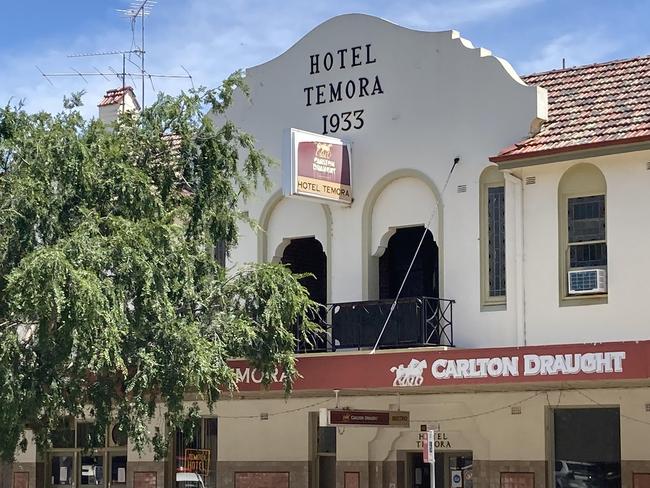 The Temora Hotel was charged last month. Picture Morgan Dyer.