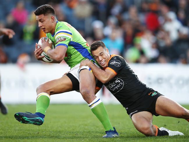 Joseph Tapine of the Raiders. Picture: AAP Image