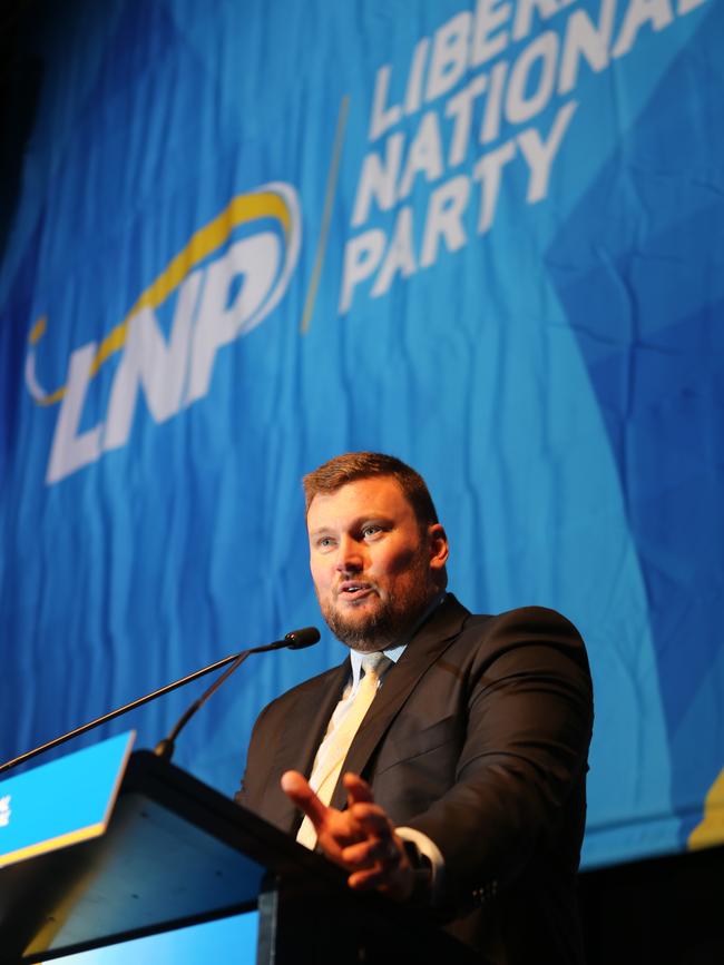 LNP President David Hutchinson has resigned from his contract working for Clive Palmer. Picture: Richard Gosling/AAP