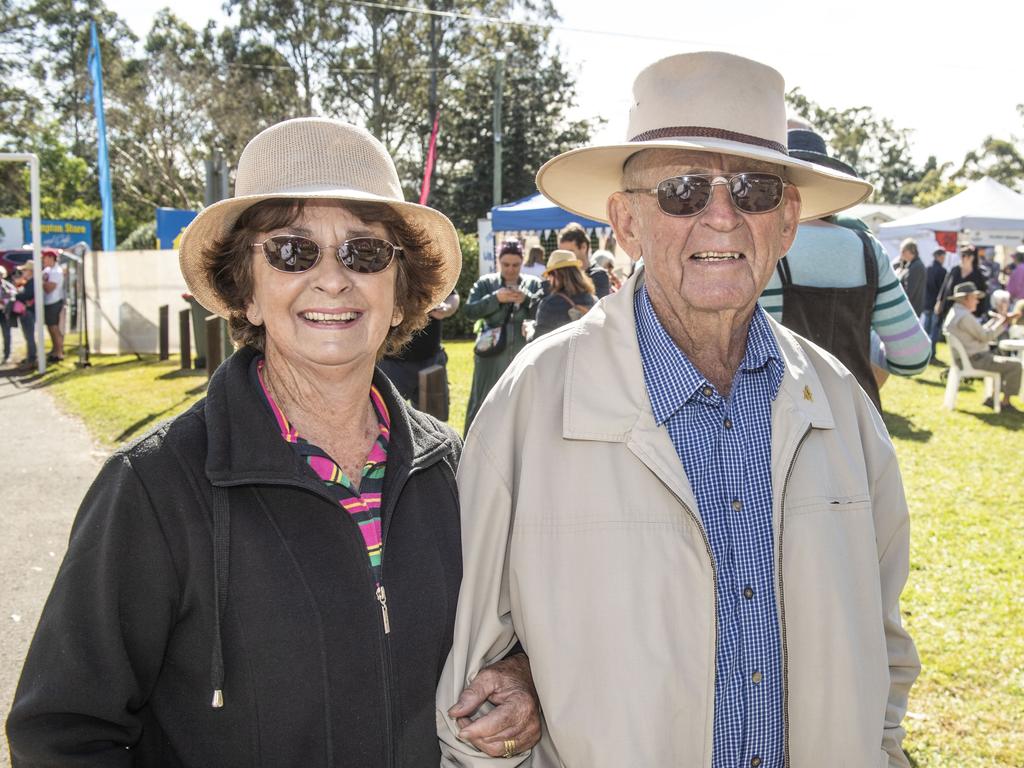 Kay and Billy Burton at the Hampton food festival. Sunday, June 26, 2022. Picture: Nev Madsen.