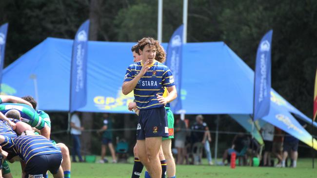 Archie Xavier. Colts 1 club rugby action between Easts and GPS. Saturday April 6, 2024.