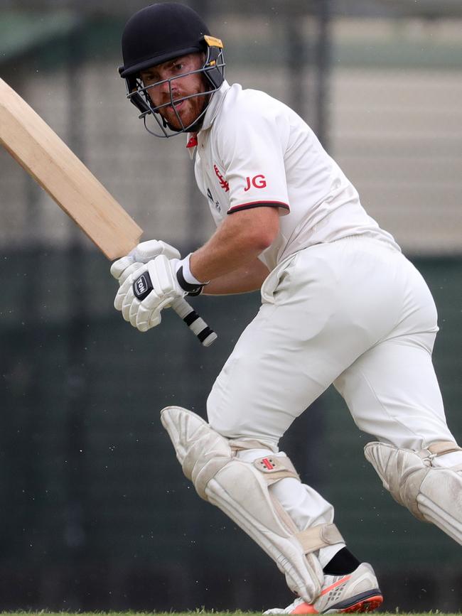 Justin Galeotti has scored successive unbeaten half-centuries for Essendon. 