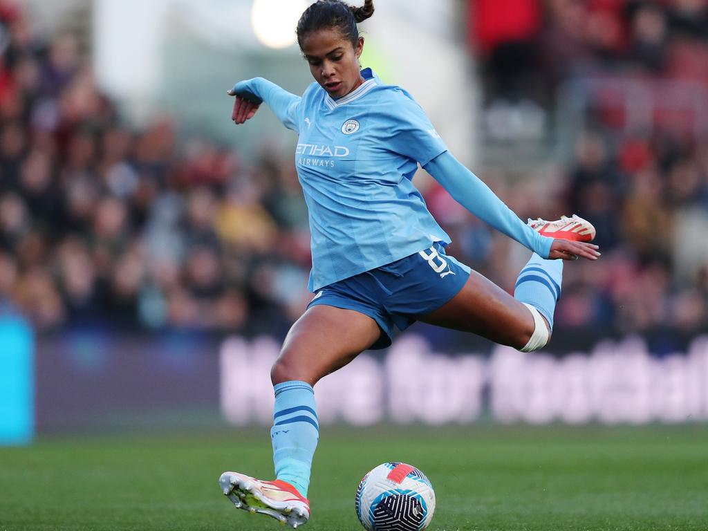 Fowler is representing Manchester City in Perth this week. (Photo by Ryan Hiscott/Getty Images)