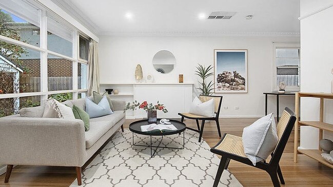 The home featured ducted heating, polished hardwood floorboards, fresh white paint, LED downlights, a large shed and double carport.