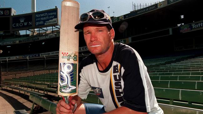 The late, great Australian cricketer Dean Jones at his beloved MCG in 1997. Jones died suddenly in India where he was working as a TV commentator.