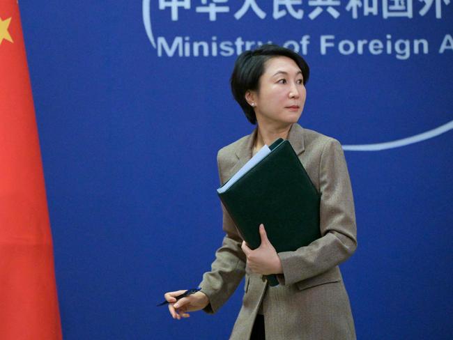 China's Foreign Ministry spokeswoman Mao Ning. Picture: Pedro Pardo/AFP