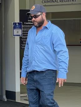 Jeremy Robert Spiteri leaves the Darwin Local Court on December 14. Picture: Jason Walls