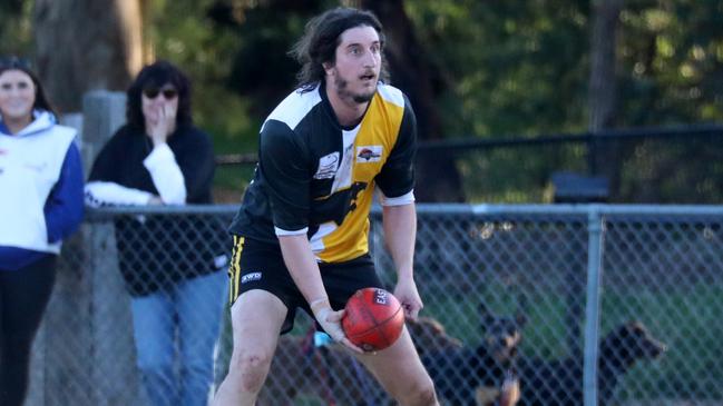 Stephens in action for Chirnside Park. Picture: Davis Harrigan