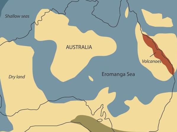 Sea that could engulf Australia